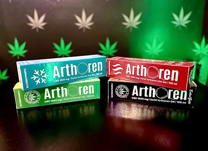 Arthoren · Geles CBD · fotografía de la colección