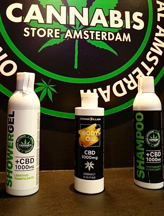 Cuidado corporal CBD · fotografía de la colección